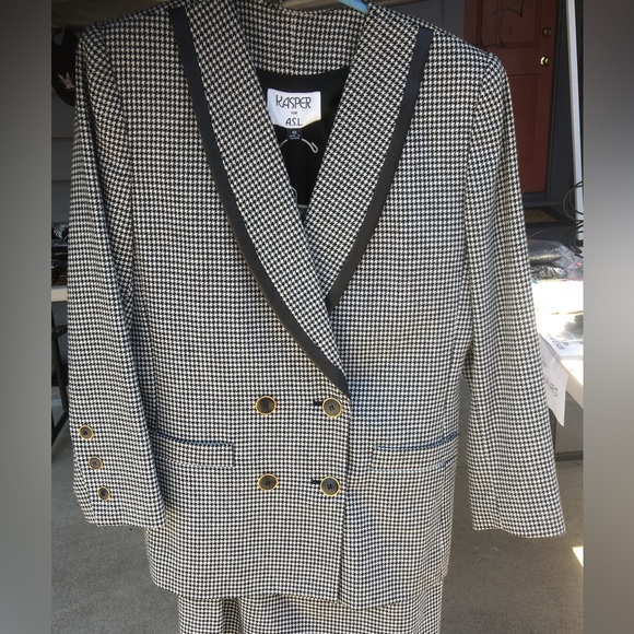 Veste En Laine Orange Kasper - Taille 10P (Petite) - Occasion En Excellent état - Fabriqué à Taïwan
